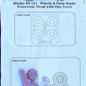 Aires 2222 Bu 131 wheels & paint masks with disc cover 1/32