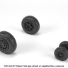 Armory ARAW48504 Saab JAS-39 "Gripen" wheels with weighted tires/tyres, late, for JAS-39D,E,F 1/48