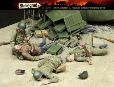 Stalingrad 3509 &quot;После боя-2&quot;, 4 фиг 1:35