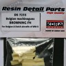 Kora Model DS7233 Browning FN for Belgian&Dutch aircrafts WWII 1/72