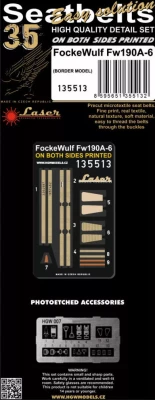 HGW 135513 Seatbelts Fw 190A-6 (BORDER M.) 1/35