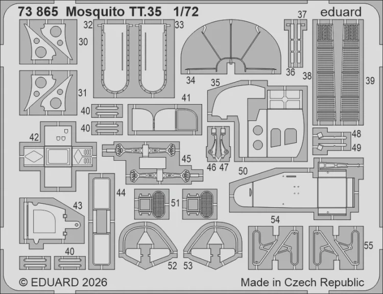 Eduard 73865 SET Mosquito TT.35 (AIRF) 1/72