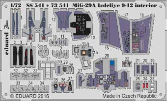 Eduard 73541 MiG-29A Izdeliye 9-12 1/72