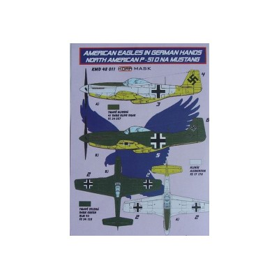 Kora Model MD48011 Mask N.A. P-51D NA Mustang in German hands 1/48