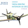 Quinta studio QD48328 Do 335A Pfeil (Tamiya) 3D Декаль интерьера кабины 1/48
