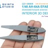 Quinta studio QD+48669 Передние отсеки авионики для AH-64A (Trumpeter) (с 3D-печатными деталями) 1/48
