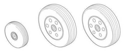 CMK Q48142 Bae Hawk 100 series - Wheels for Airf. 1/48