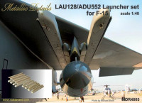 Metallic Details MDR4805 LAU-128/ADU-552 Launcher set for McDonnell F-15 Eagle 1/48