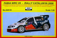REJI MODEL DECRJ2425B 1/24 Skoda Fabia WRC 05 Rally Catalunya 2006