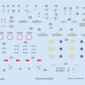 Eduard D48071 1/48 Decals P-38 stencils (TAM/ACAD/HAS)