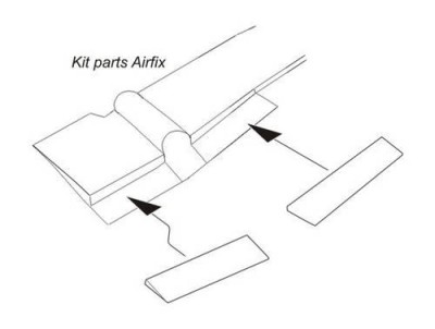 CMK 7181 Canberra PR. Mk.9 Landing flaps for Airf. 1/72