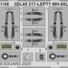 Eduard 3DL48217 MH-60L SPACE (ICM) 1/48