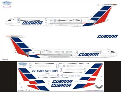 Ascensio I62-006 Ил-62М (Cubana) 1/144