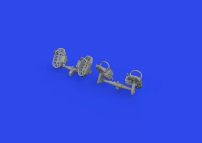 Eduard 632193 BRASSIN Bf 109E rudder pedals late PRINT 1/32