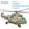 Quinta studio QD35110 Ми-17 (Trumpeter) 3D Декаль интерьера кабины 1/35