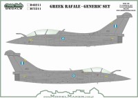 Model Maker Decals D72211 Greek Dassault Rafale - generic set 1/72