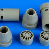 Aires 7325 F/A-18E/F Super Hornet exhaust nozzles - closed position 1/72