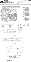 New Ware M1368 Mask MiG-21R EXPERT (EDU 8238, 84123) 1/48