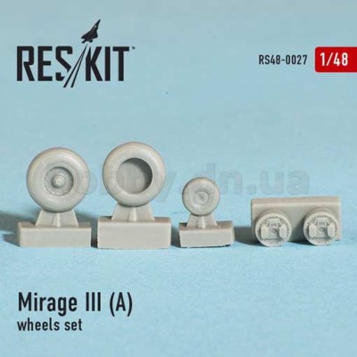 ResKit RS48-0027 Mirage III (A) wheels set 1/48