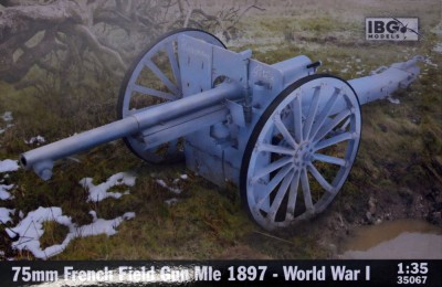 IBG Models 35067 75mm French Field Gun Mle 1897 - World War I 1/35