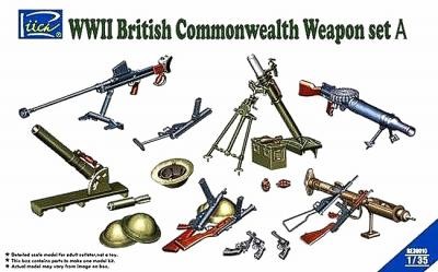 Riich Models RE30010 WWII British Commonwealth Weapon Set A