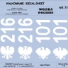 Weikert Decals 231 Polish Army T-34/85, 2nd Regim.,1st Arm.Brig. 1/16