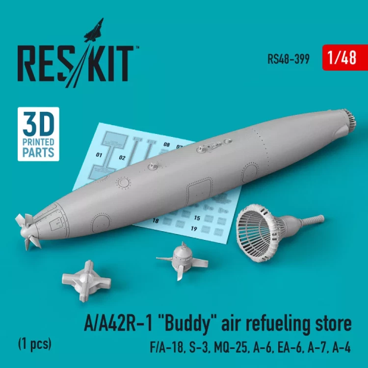 Reskit 48399 A/A42R-1 'Buddy' air refueling store (1 pc.) 1/48