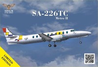Sova Model 72066 SA-226TS Regional airliner (2x camo) 1/72