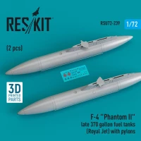Reskit U72239 F-4 'Phantom II' late 370 gallon fuel tanks 1/72