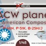 Dk Decals 48077 Chinese-American Composite Wing (4x camo) 1/48