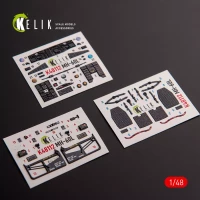 Reskit K48112 MH-60L Black Hawk - interior 3D decal (ICM) 1/48