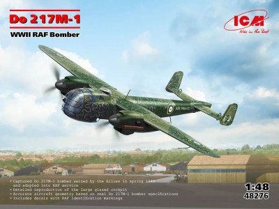 ICM 48276 Do 217M-1 RAF Bomber WWII 1/48