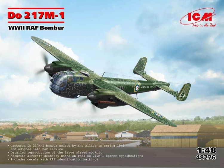 ICM 48276 Do 217M-1 RAF Bomber WWII 1/48