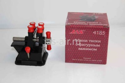 Jas 4185 Мини тиски с фигурным зажимом, на присоске, 35 мм