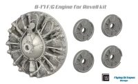 Sbs Model 72089 B-17F/G Engine Set (REV) 1/72