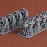 Sbs Model 72089 B-17F/G Engine Set (REV) 1/72