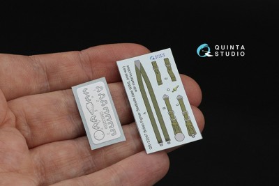 Quinta Studio QR+32047 Комплект ремней для истребителя Великобритании, конец/после ВМВ (с металлическими пряжками) 1/32
