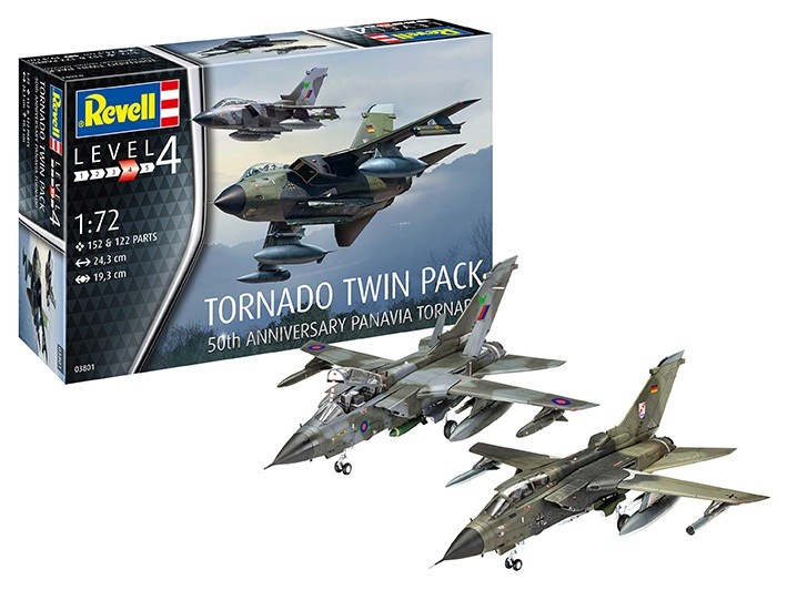 Revell 03801 Panavia Tornado 50th Anniversary Twinpack 1/72