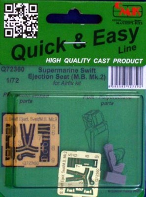 CMK Q72360 Supermarine Swift Ejection Seat (MB Mk.2) 1/72