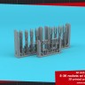 Armory ARACA7278 S-3K unguided missiles w/ APU-14U launcher racks 'for Sukhoi Su-17/Su-22 3D-printed set 1/72