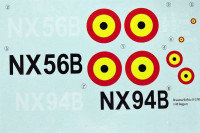 LF Model C4893 Decals Brewster Model 339B for Belgium (TAM) 1/48