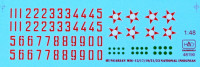 HAD 48190 Decal Hungar.insignias & numbers (MiGs 15-23) 1/48