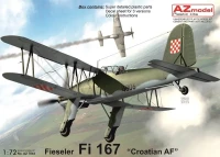 Az Model 78044 Fiesler Fi 167 'Croatian AF' (3x camo) 1/72