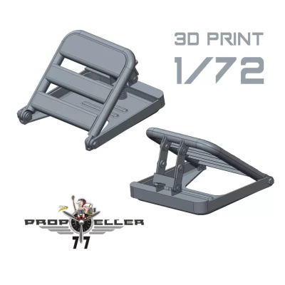 77 Propeller 77PRP708 Luftwaffe wheel chocks (4 pcs.) 1/72