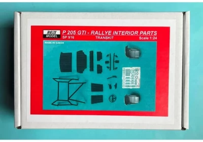 Reji Model JM916 Transkit Peugeot 205 GTI Rally Interior Parts 1/24