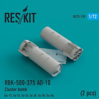 Reskit RS72-0139 RBK-500-375 ??-10 Cluster bomb (2 pcs.) 1/72