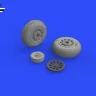 Eduard 648992 BRASSIN P-51B/C exhaust stacks (EDU) 1/48