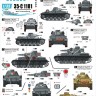 Star Decals 35-C1181 18. Panzer Division # 1. Pz-Regiment 18 / Pz-Abteilung 18. Pz.Kpfw.II Ausf.A-Ausf.C and Ausf.F, Tauch-Pz.IV Ausf.D, Pz.Kpfw.IV Ausf.F and Ausf.F2 1/35