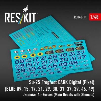 Reskit RSB48011 Su-25 Frogfoot DARK(BL.09,15,17,21,29,30,31) 1/48