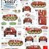 Star Decals 35-C1415 Hetzer - Jagdpanzer 38(t).The Prague Uprising 1945 # 2. The Prague Uprising was an attempt by the Czech resistance movement to liberate the city from the Germans in May 1945 1/35